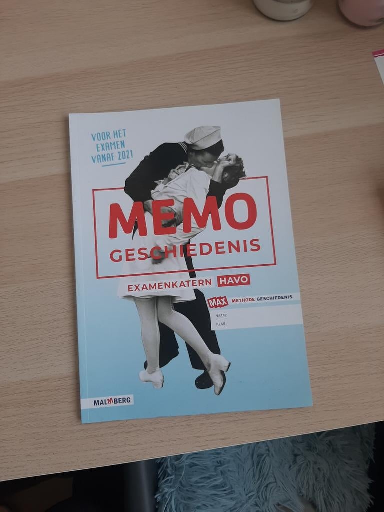 Memo Geschiedenis Examenkatern HAVO vanaf 2021, Ophalen of Verzenden