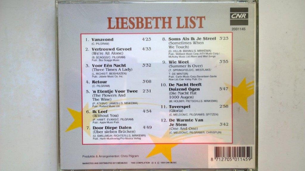 Liesbeth List - Liesbeth List, Ophalen of Verzenden, Zo goed als nieuw, Pop