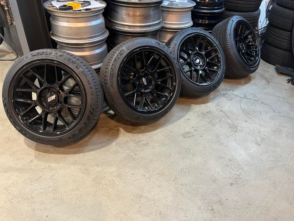 6P DTM 5x120 breedset (apex rep) Bmw 17 inch velgen, Auto-onderdelen, Banden en Velgen, Ophalen, Velg(en), 17 inch, Personenwagen