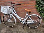 Pelikaan Transportfiets Dames - Wit met Mand, Terugtraprem, Gebruikt, 50 tot 53 cm, Ophalen