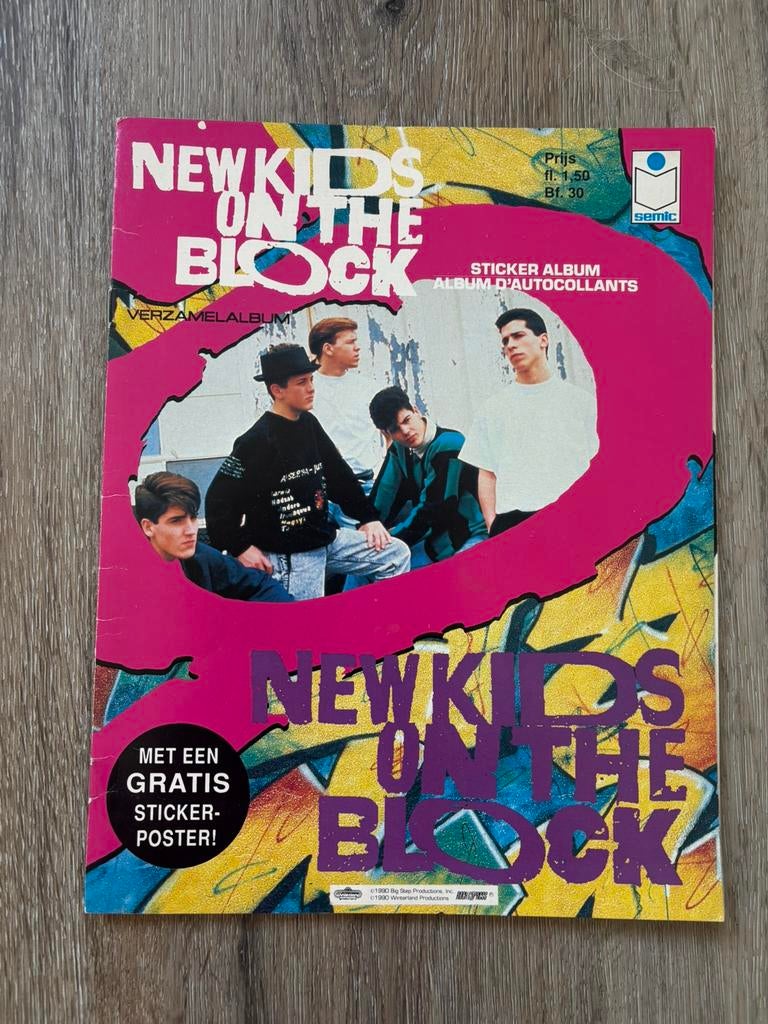 New Kids on the Block plakboek, Ophalen of Verzenden, Zo goed als nieuw