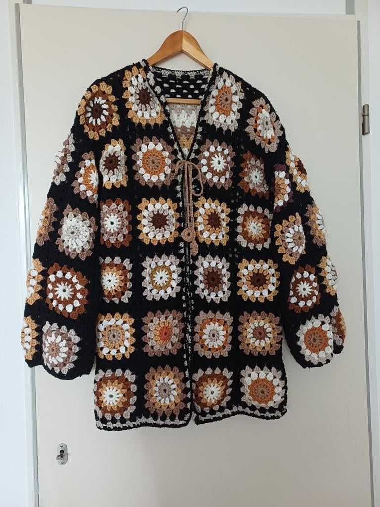 Gehaakt vest (granny square vest), Kleding | Dames, Ophalen of Verzenden, Nieuw, Maat 38/40 (M)