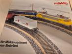 1985 Marklin treinen folder Nederlandse uitgave mooie staat, Ophalen of Verzenden, Wisselstroom, Wagon, Märklin