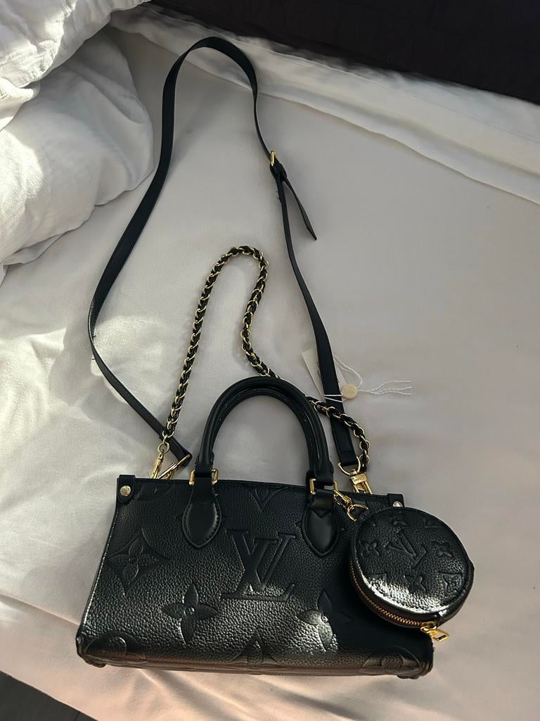 Zwarte dames tas met lange riem, Ophalen of Verzenden, Nieuw, Zwart, Handtas