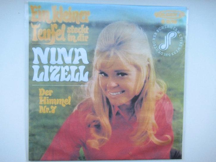 NINA LIZELL # EIN KLEINER TEUFEL STECKT IN DIR/DER HIMMEL, Cd's en Dvd's, Vinyl | Nederlandstalig, Zo goed als nieuw, Levenslied of Smartlap