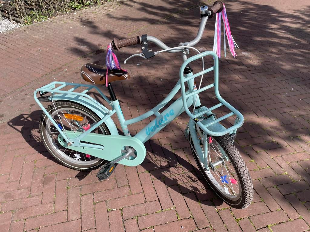 Volare 18inch transport meisjesfiets type Ibiza style, Fietsen en Brommers, Fietsen | Meisjes, Ophalen, Terugtraprem, Gebruikt
