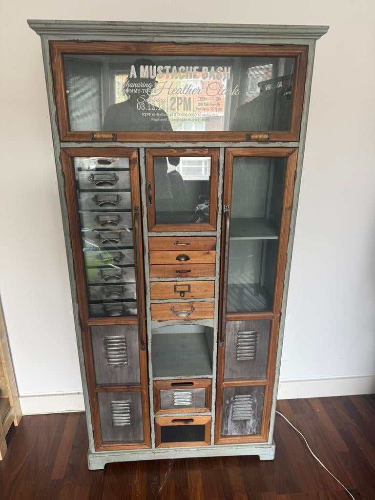 Barber kast - industrieel, Ophalen, Gebruikt, Industrieel