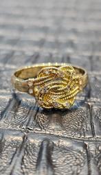 Prachtige Mattenklopper 14k gouden ring, Heer, Nieuw, Ophalen of Verzenden, Goud