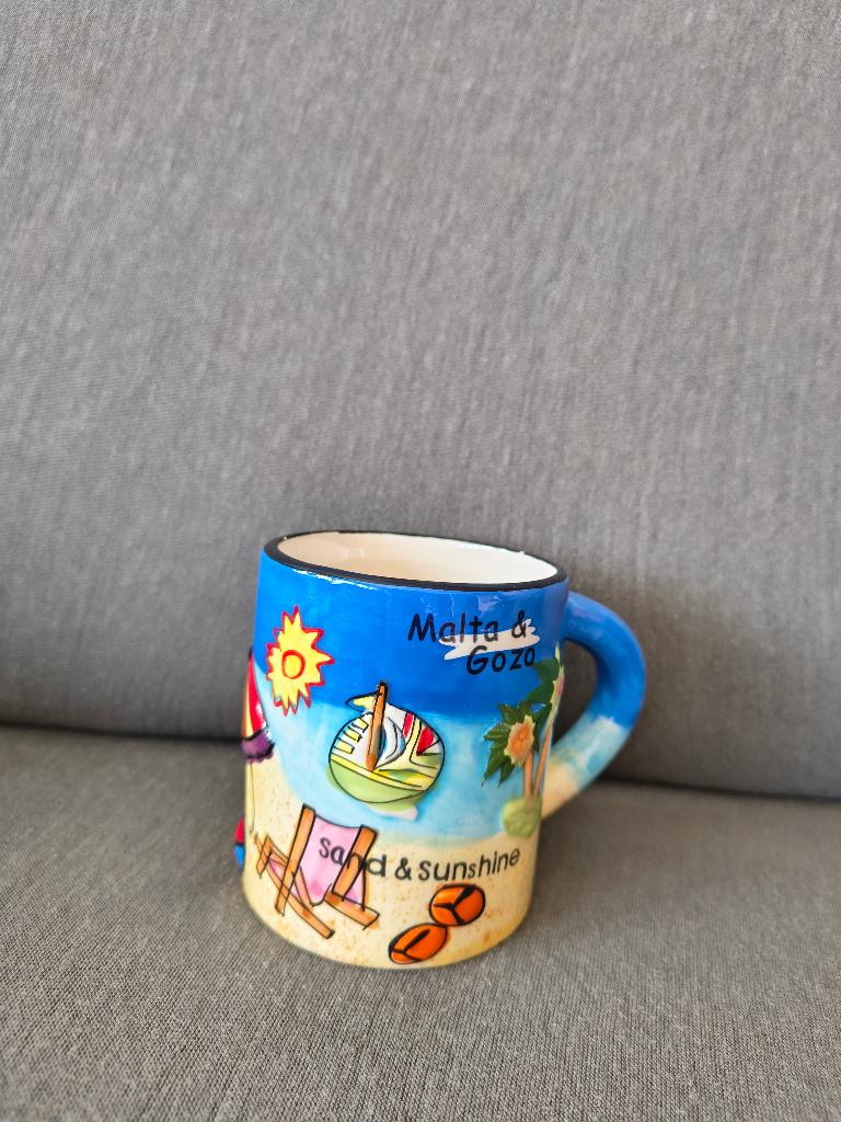 Gratis mok Malta & Gozo, Ophalen, Zo goed als nieuw, Overige stijlen, Kop(pen) en/of Schotel(s)