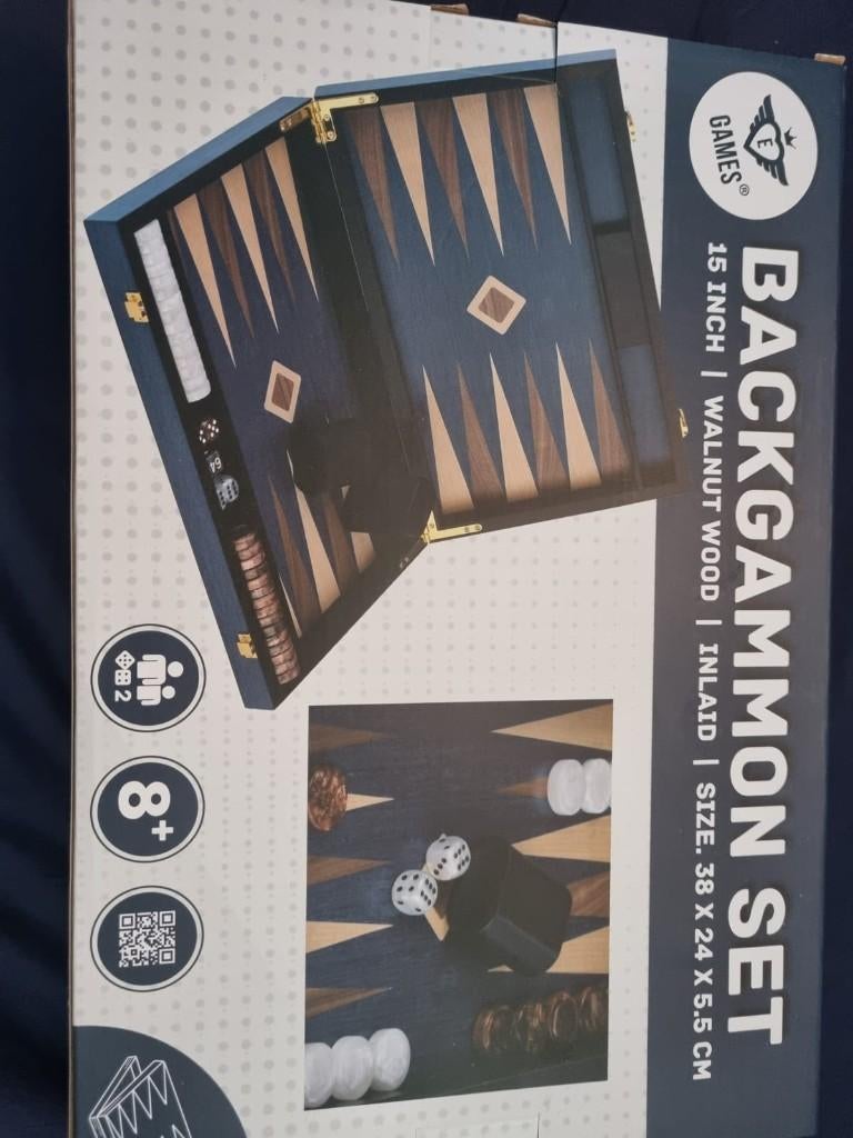 Backgammon set Engelhart – nieuw in doos, Een of twee spelers, Ophalen of Verzenden, Nieuw, Engelhart