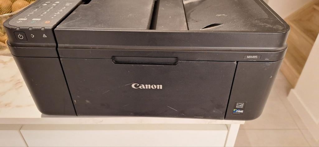 Canon MX495 All-in-One Printer/Kopieermachine, Computers en Software, Printers, Gebruikt, All-in-one, Inkjetprinter, Faxen, Kleur printen