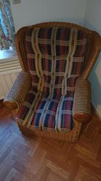 Gratis rieten fauteuil, Ophalen, Gebruikt, 75 tot 100 cm, 50 tot 75 cm