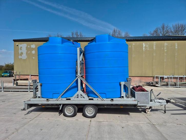 Aanhangwagen met 10m3 watertank, Auto diversen, Aanhangers en Bagagewagens, Ophalen