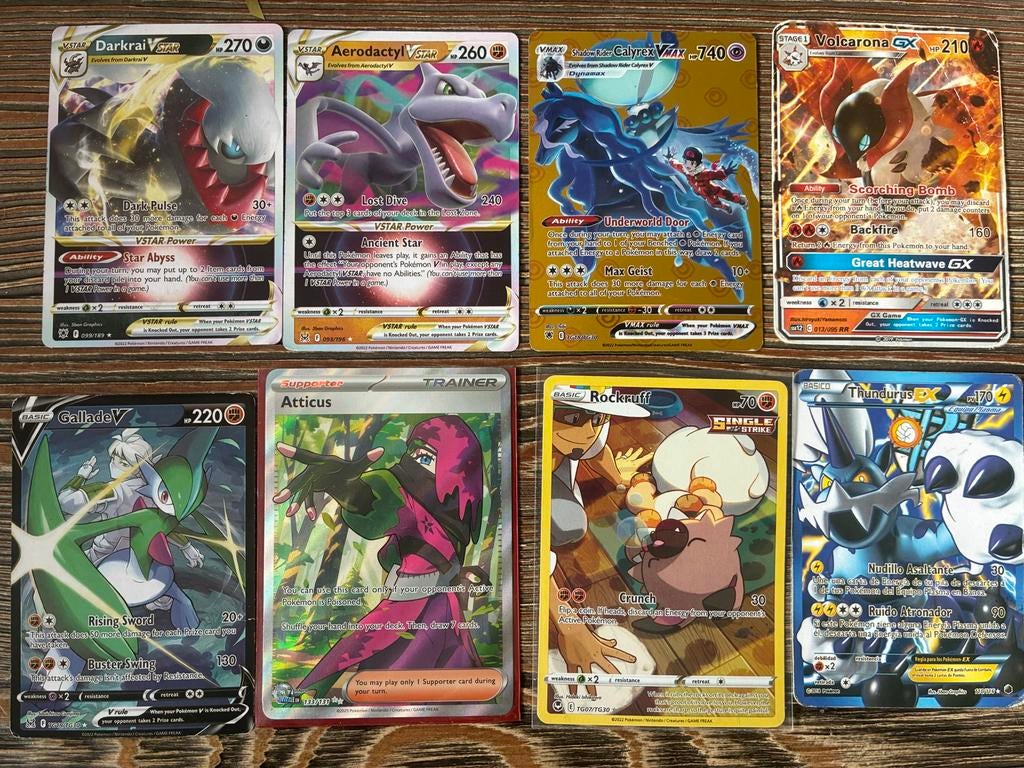 Diverse Pokémon kaarten - Los of als set te koop, Ophalen of Verzenden, Gebruikt, Meerdere kaarten, Foil
