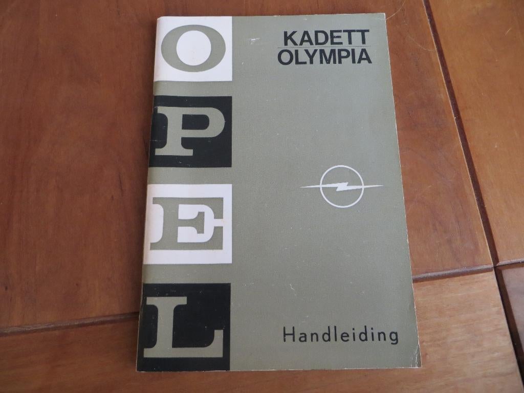 Instructieboek Opel Kadett, Opel Olympia 1969, mooie staat!, Ophalen of Verzenden
