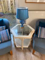 Faux Bamboo/ Bamboe bijzettafel, 45 tot 60 cm, Minder dan 55 cm, Ophalen of Verzenden, Zo goed als nieuw