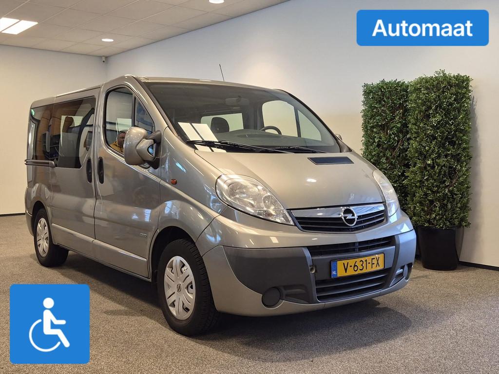 Opel Vivaro L1H1 Rolstoelbus Automaat (airco), Auto's, Automaat, Stof, 4 stoelen, Bedrijf