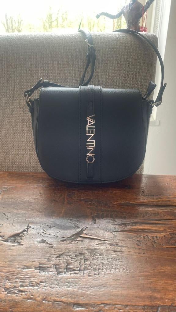 Valentino crossbody tas zwart als nieuw, Ophalen of Verzenden, Zo goed als nieuw, Zwart, Schoudertasje