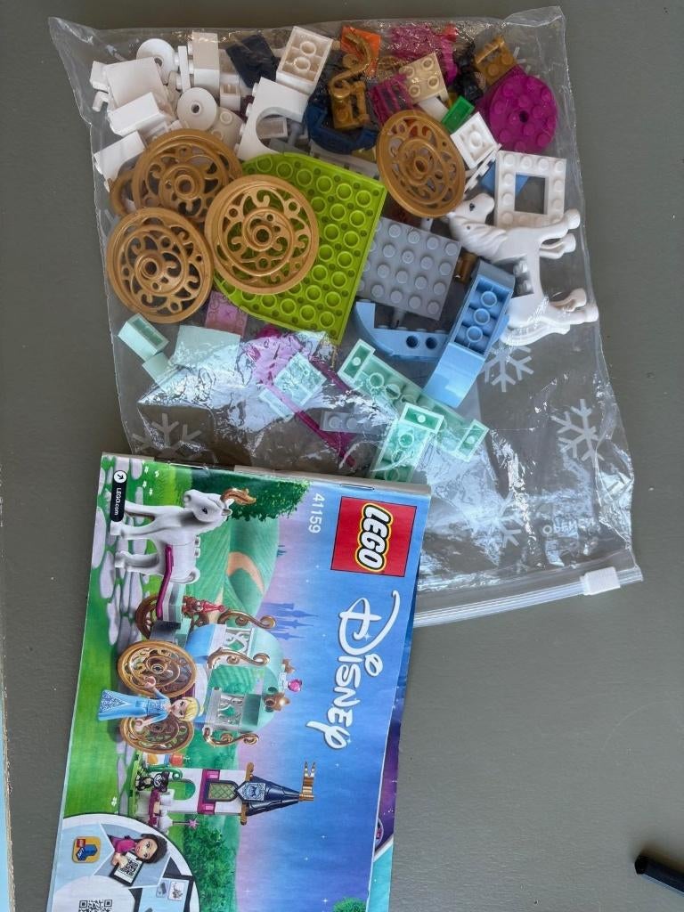 Lego Disney Assepoester, Ophalen of Verzenden, Assepoester of Belle, Zo goed als nieuw, Beeldje of Figuurtje