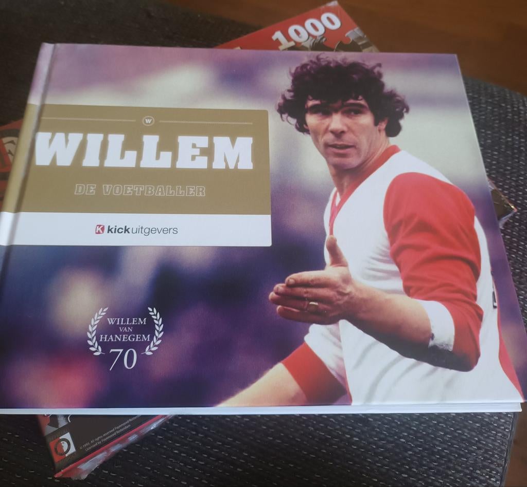 Willem van Hanegem/Jaap Visser - Willem 70, Ophalen of Verzenden, Zo goed als nieuw, Balsport, Jaap Visser; Matty Verkamman