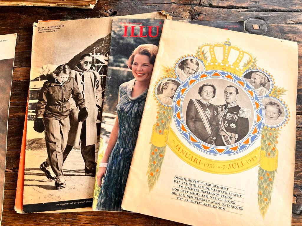 4 Katholieke Illustraties + tijdschrift huwelijk Juliana/Ber, Ophalen of Verzenden, Overige typen