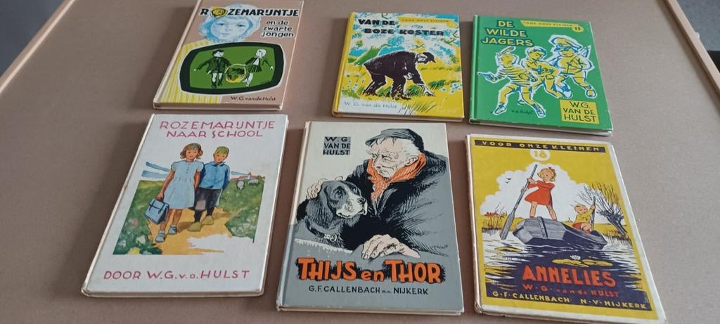 6 leesboeken van W.G. van der Hulst, Ophalen of Verzenden, Gelezen, Fictie algemeen