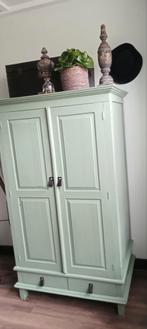 Groene kast, Ophalen, Gebruikt, Met deur(en), Teakhout