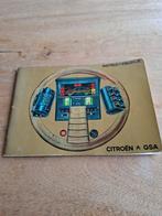 Citroën GSA instructieboekje, Auto diversen, Handleidingen en Instructieboekjes, Ophalen of Verzenden