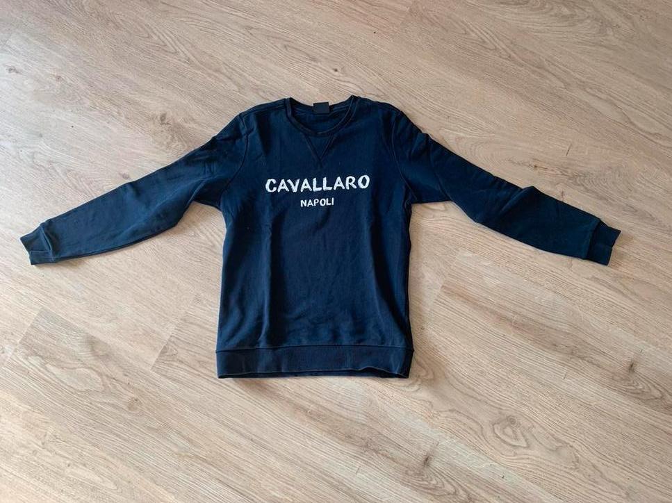 Cavallaro Napoli blauwe trui/sweater, Kleding | Heren, Truien en Vesten, Ophalen of Verzenden, Zo goed als nieuw, Blauw
