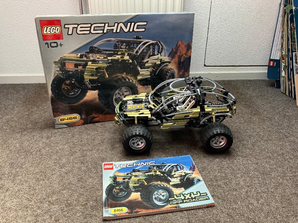 Lego Technic 8466 4x4 Off-roader, Ophalen, Compleet, Lego, Zo goed als nieuw