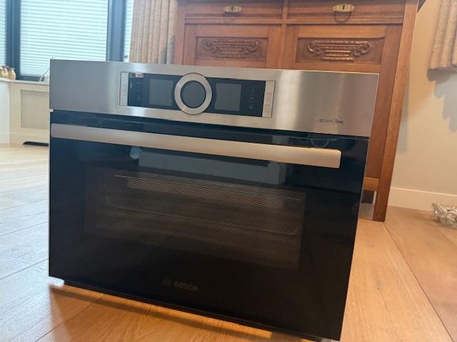 Bosch accentline stoomoven hetelucht grill, Witgoed en Apparatuur, Ovens, Hete lucht, Zo goed als nieuw, Oven met grill, Inbouw