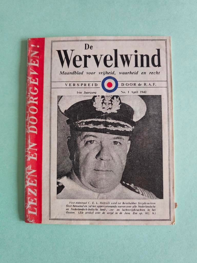 De Wervelwind Maandblad 1 april 1942, Ophalen of Verzenden