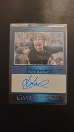 Game of Thrones Waif autograph card, Verzenden, Zo goed als nieuw