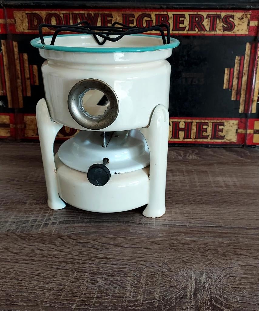 Emaille petroleumstel creme 1 pits No2, Ophalen of Verzenden