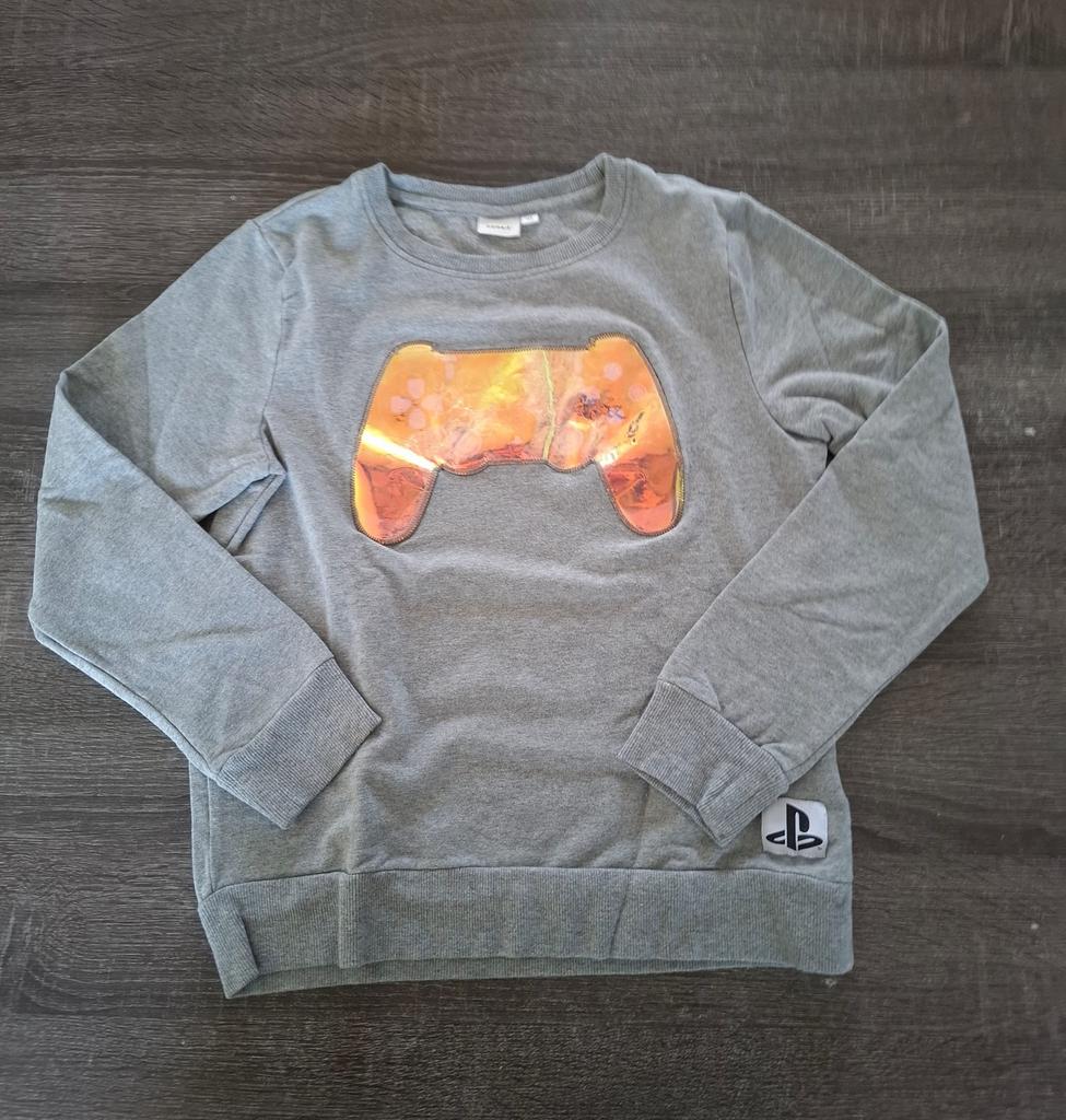 PlayStation sweater – grijs – maat 146/152 (11-12 jaar), Kinderen en Baby's, Kinderkleding | Maat 146, Verzenden, Zo goed als nieuw