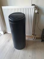 Brabantia Touch Bin Prullenbak - 30 liter - Zwart, Gebruikt, 50 tot 75 cm, Ophalen of Verzenden, Metaal