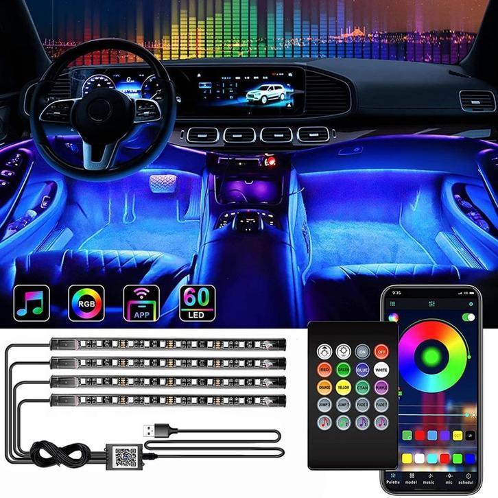 Neon Led Auto interieur strip, Auto diversen, Auto-accessoires, Nieuw, Ophalen of Verzenden