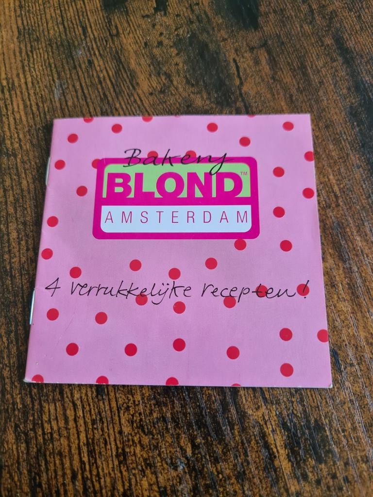 Blond Amsterdam Mini Boekje: 4 Verrukkelijke Recepten, Ophalen of Verzenden, Zo goed als nieuw, Hoofdgerechten, Janneke Droge en Femque van Geffen