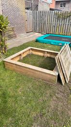 Zandbak met deksel 150x150cm, Ophalen, Gebruikt