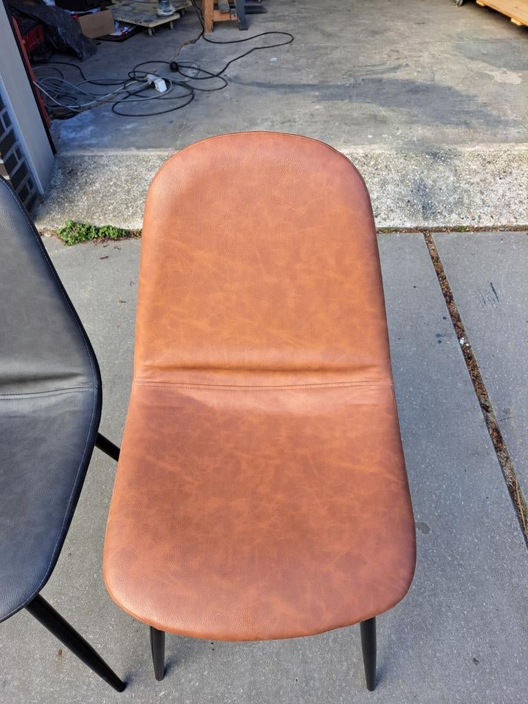 2 kuip stoelen, Overige materialen, Twee, Wit, Ophalen of Verzenden