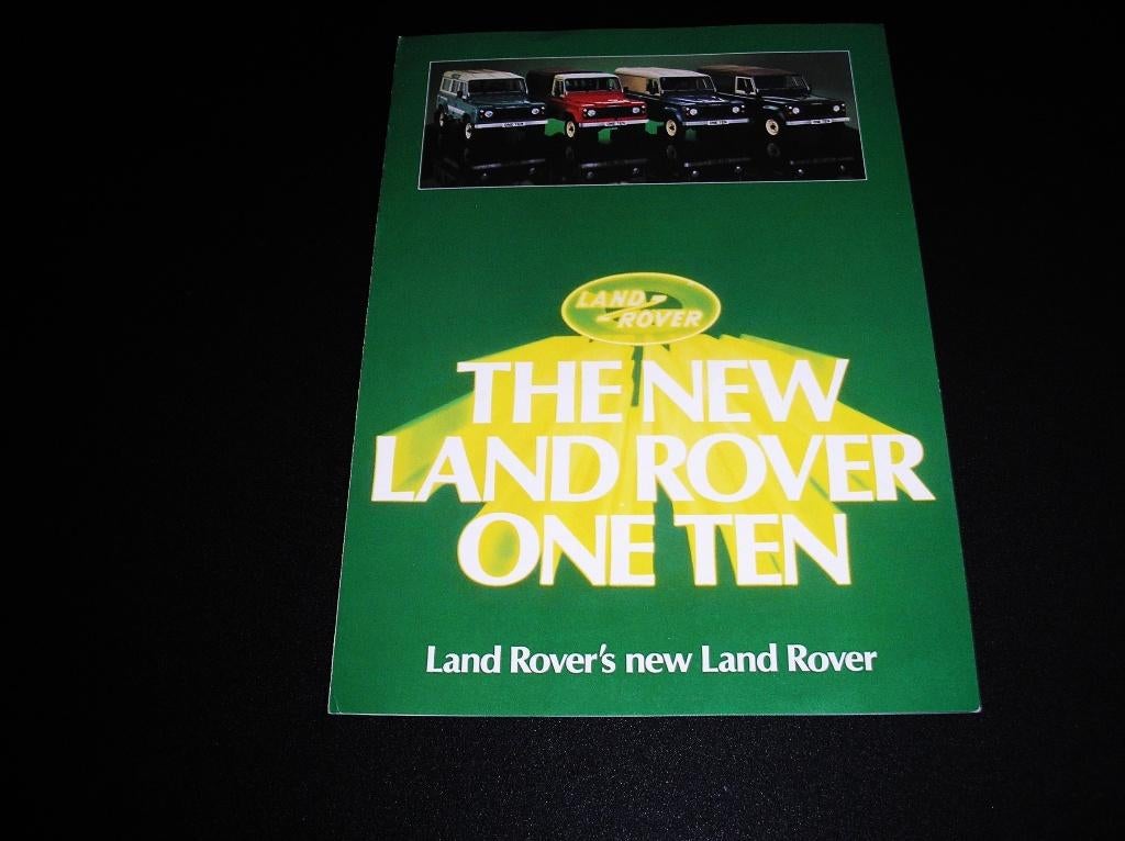 LandRover, the new On Ten, 1982; Ned., Ophalen of Verzenden, Zo goed als nieuw, Overige merken