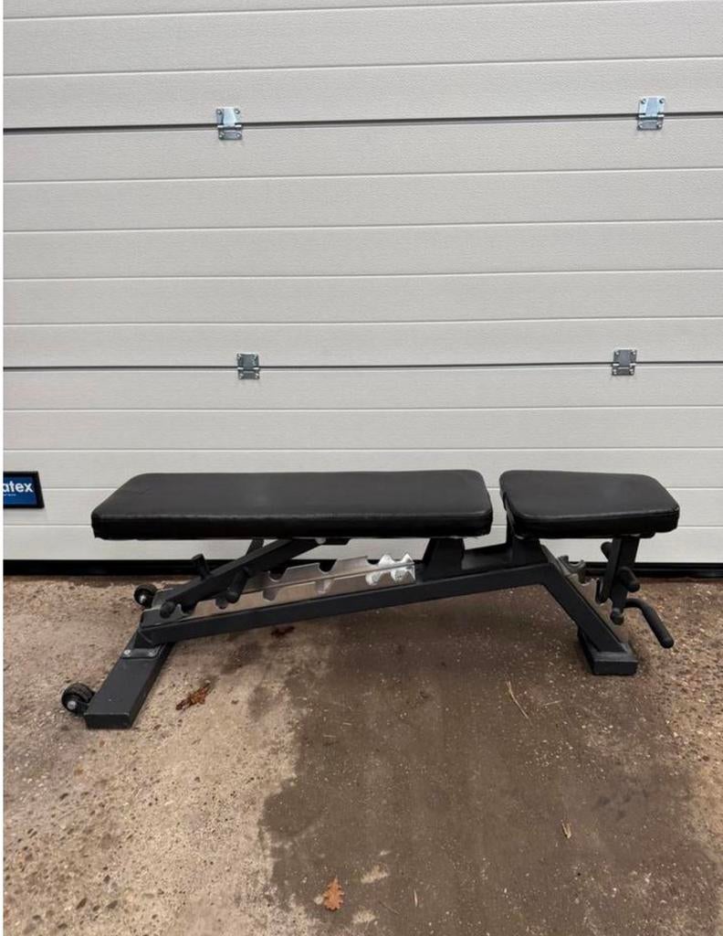 Crossmax Adjustable bench / Verstelbare halterbank, Sport en Fitness, Fitnessmaterialen, Ophalen, Benen, Gebruikt, -