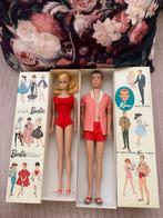 Vintage Barbie en Ken poppen in originele doos, Ophalen of Verzenden, Zo goed als nieuw, Barbie