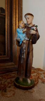 Prachtig oud Italiaans beeld: Heilige Antonius, Ophalen of Verzenden