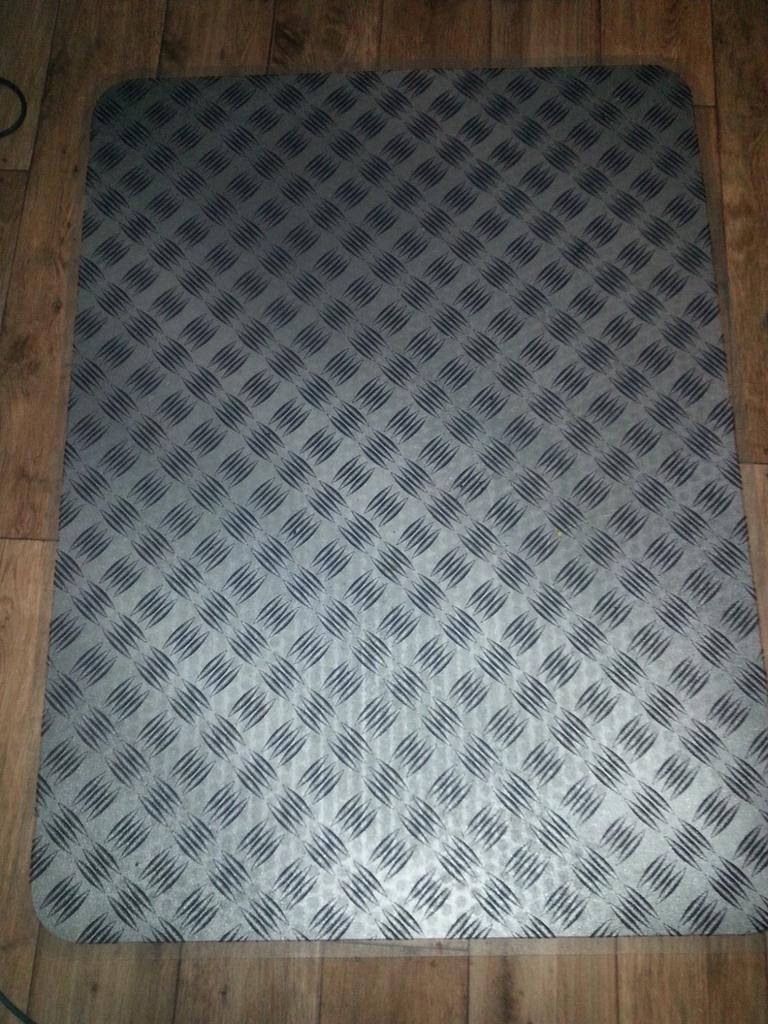 Bureaustoel vloermat, Ophalen, Zwart