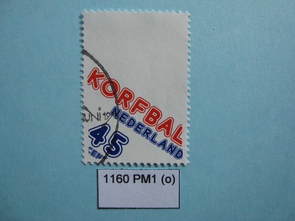 Nederland. Plaatfout Mast catalogus 2017 (45)., Verzenden, Gestempeld