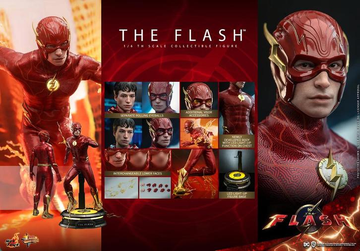 Hot Toys DC The Flash MMS713 30 cm Nieuw, Verzamelen, Speelgoed, Nieuw, Ophalen of Verzenden