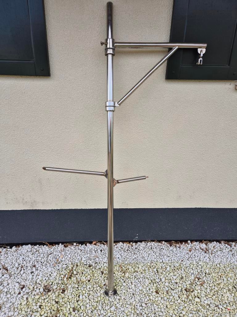 RVS davit, Ophalen of Verzenden, Gebruikt, Lijn of Blok