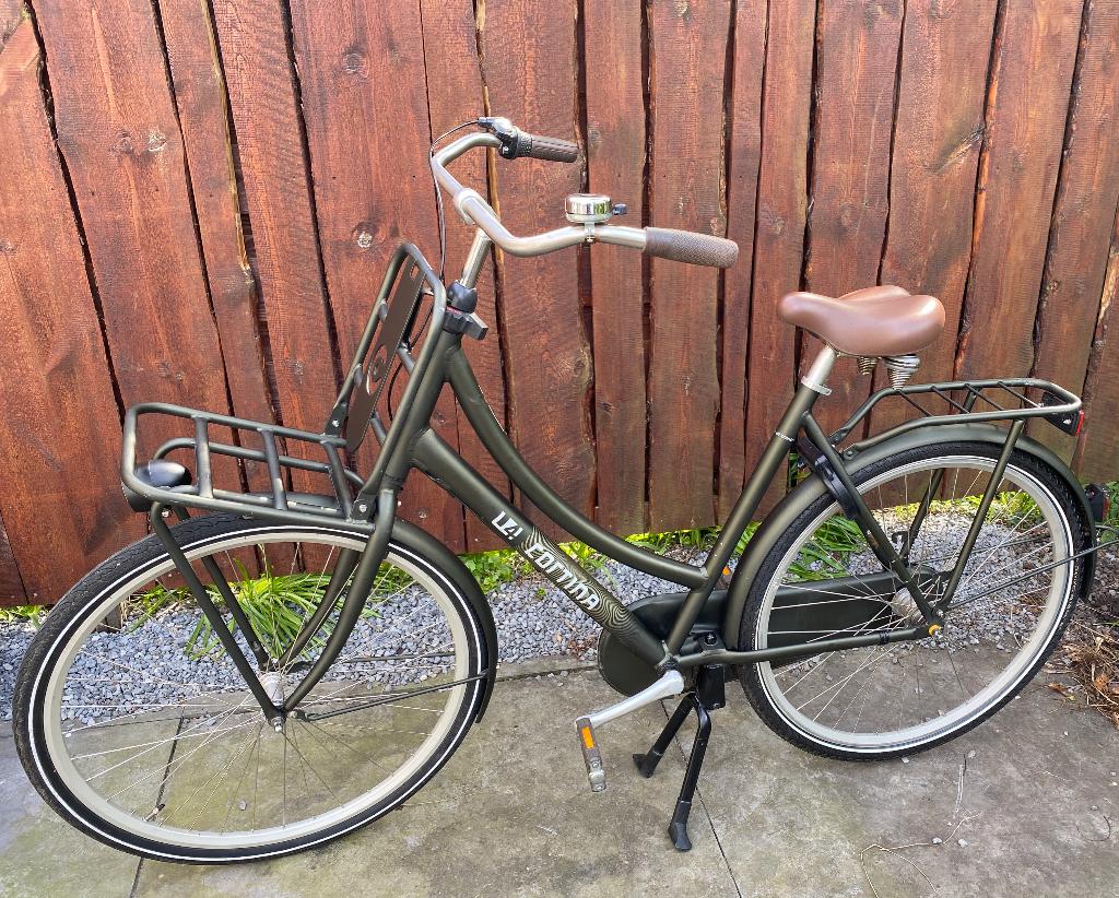 Cortina U4 Transportfiets  – Elegance Green Matt – 57 cm, Fietsen en Brommers, Fietsen | Dames | Damesfietsen, Terugtraprem, Gebruikt