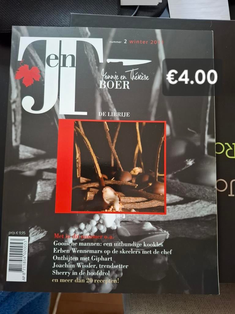 T en J Jonnie en Thérèse Boer De Librije Winter 2011, Ophalen, Zo goed als nieuw, Overige typen